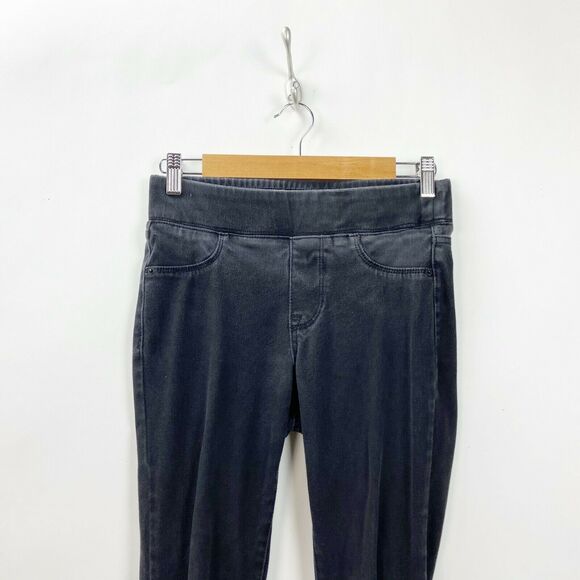 Old Navy 24 Womens Black Distressed Ripped Elastic Waist Rockstar Jeggings - Picture 2 of 7